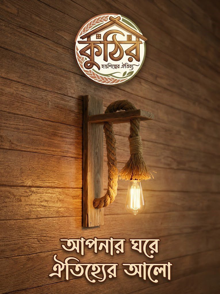 Kuthir handcrafted wall lamp